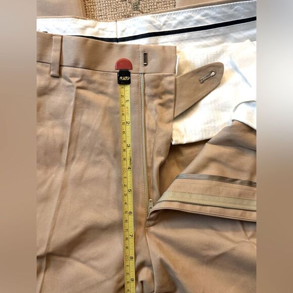 J. Crew x Crespi Milano Aldridge style pants in Khaki NWOT 35 - Picture 2 of 8